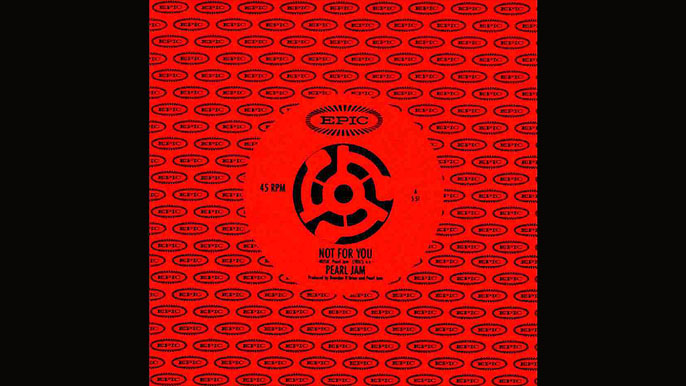 PEARL JAM: NOT FOR YOU Single Album (1995)