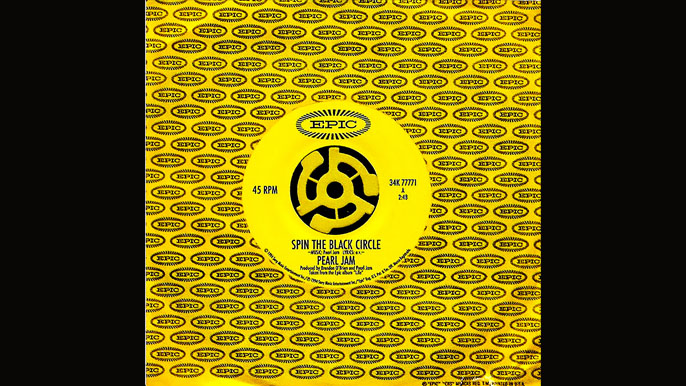 PEARL JAM: SPIN THE BLACK CIRCLE  Single Album (1994)