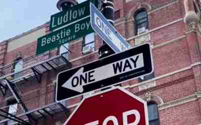 BEASTIE BOYS SQUARE UNVEILED IN NYC WITH MIKE D AND AD ROCK IN ATTENDANCE