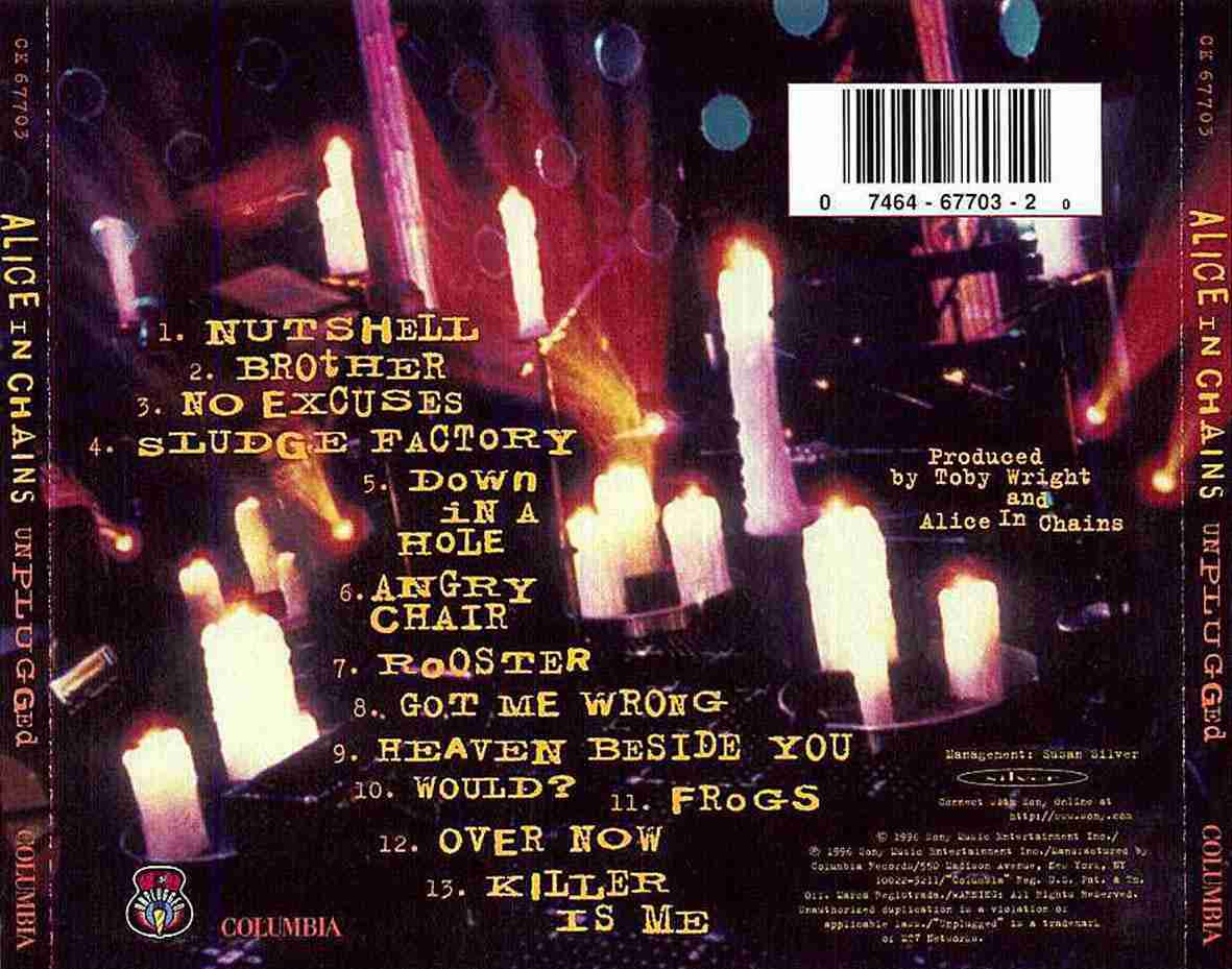 ALICE IN CHAINS: MTV UNPLUGGED Live Album (1996)