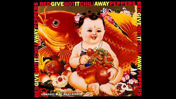 RED HOT CHILI PEPPERS: GIVE IT AWAY Single Album (1991)