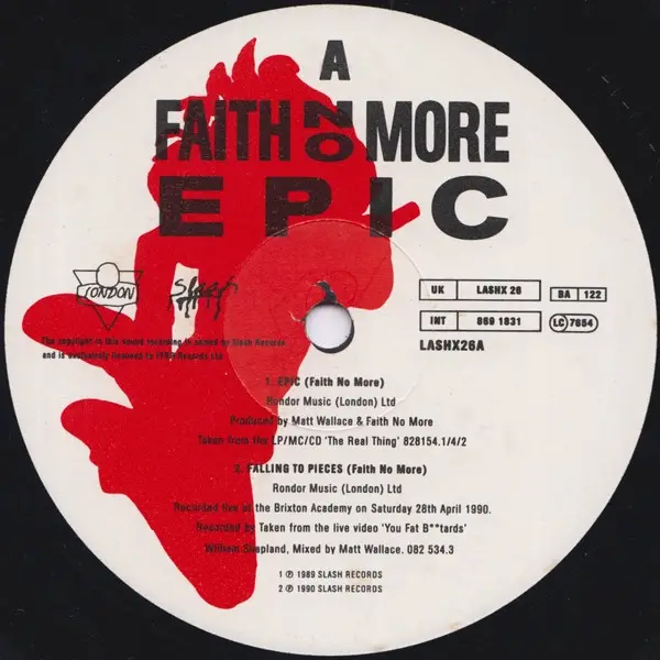 FAITH NO MORE: EPIC Single Album (1990)