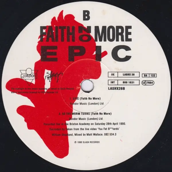 FAITH NO MORE: EPIC Single Album (1990)