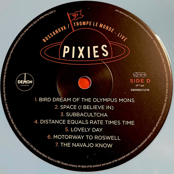 PIXIES: BOSSANOVA / TROMPE LE MONDE Live Album (2025)