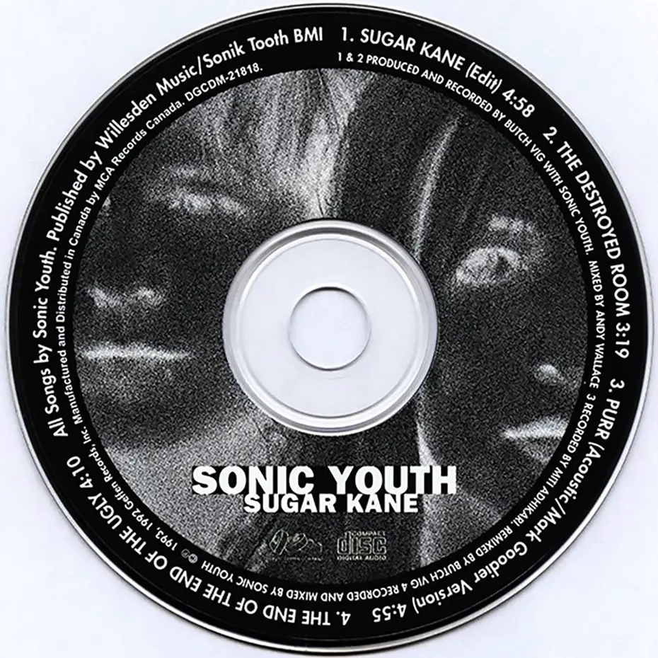 SONIC YOUTH: SUGAR KANE Single Album (1993)