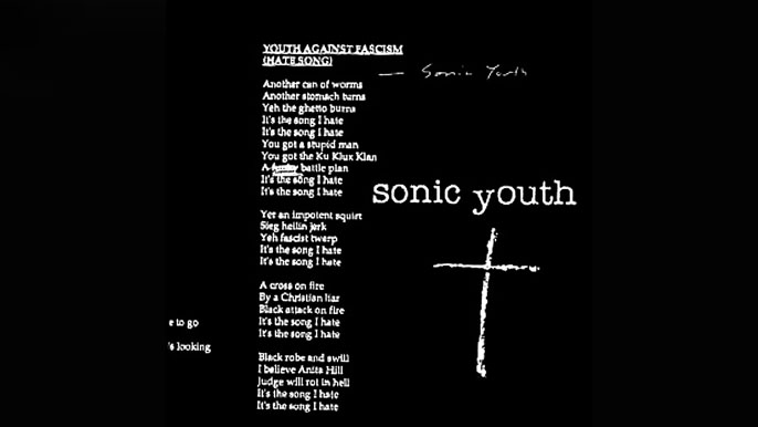 SONIC YOUTH: YOUTH AGAINST FASCISM Single Album (1992)