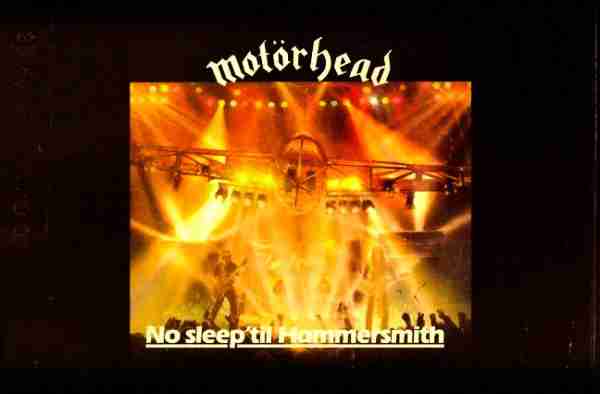 MOTORHEAD: No Sleep 'til Hammersmith Live Album (1981)