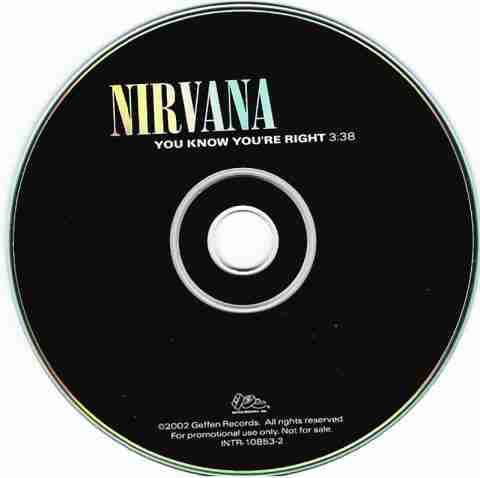 NIRVANA: YOU KNOW YOU'RE RIGHT Single Album (2002)